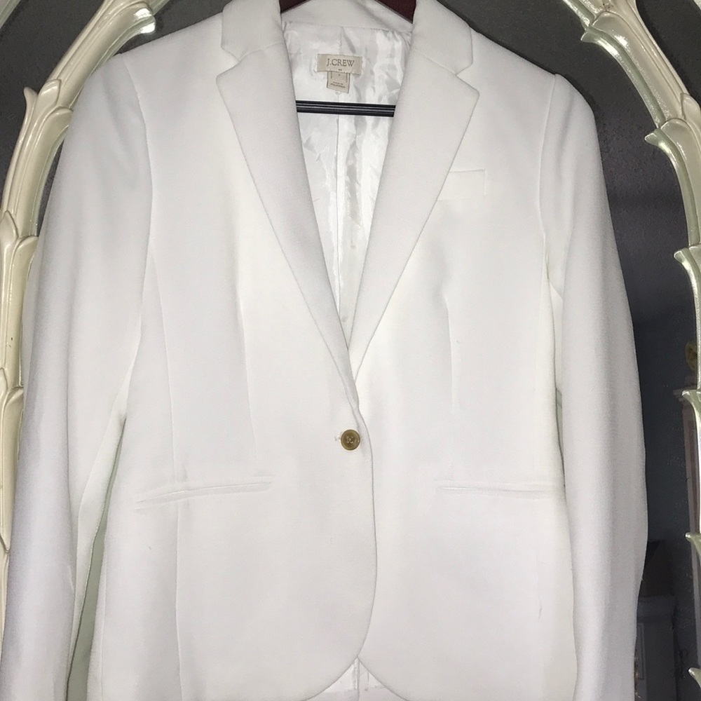 J Crew White Blazer